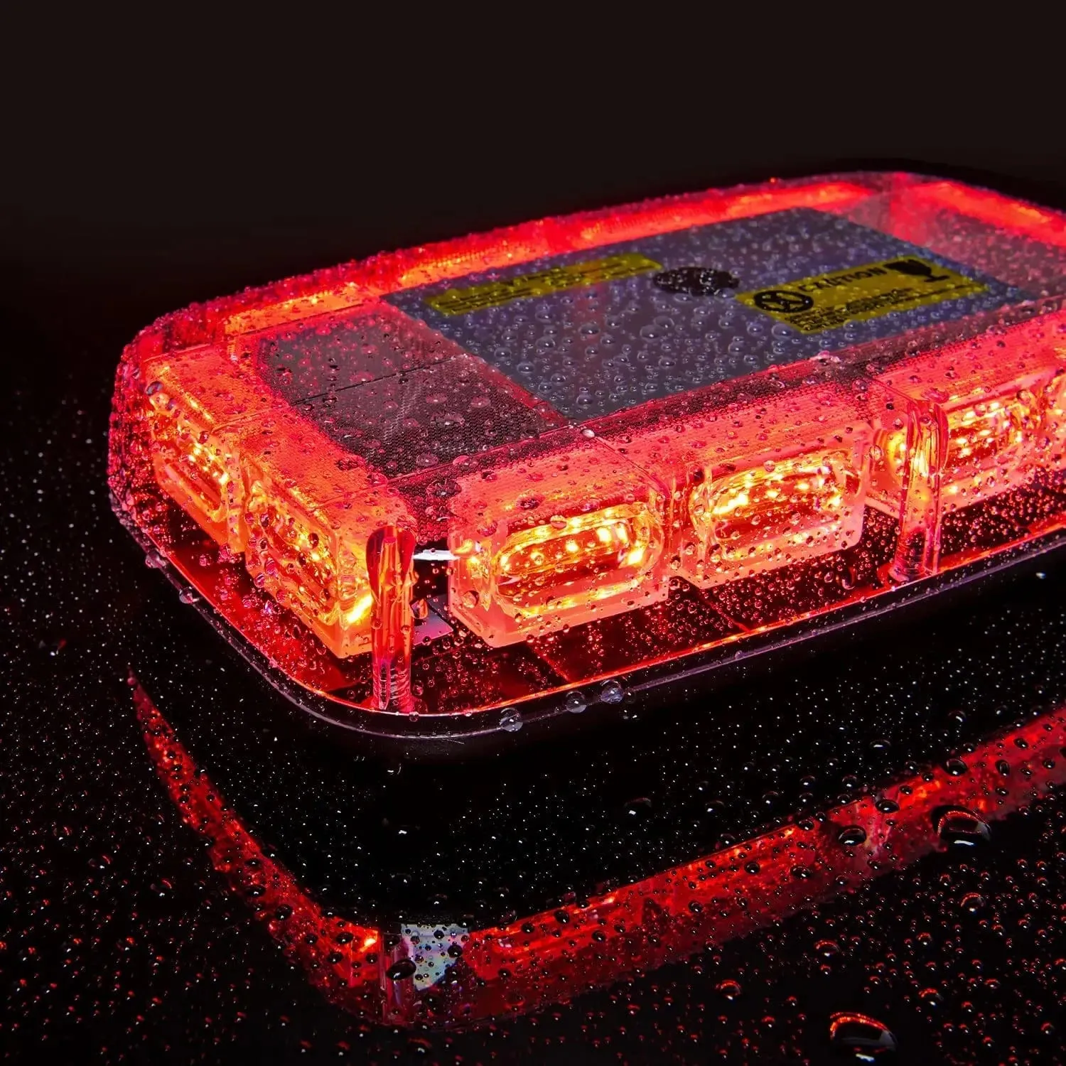 12 Inch 48 Leds Roof Top Red Emergency Strobe Light
