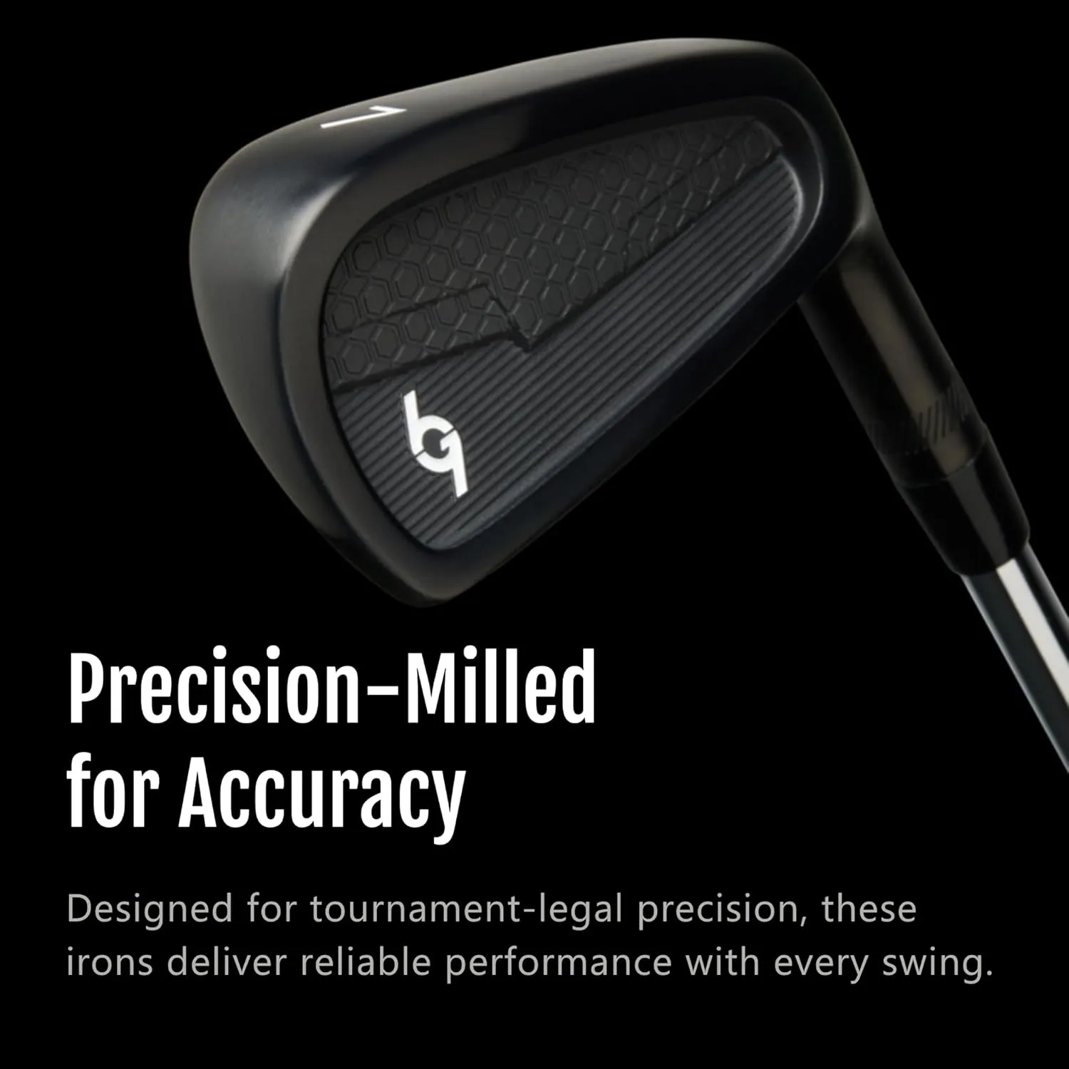 69 Golf Iron Set 4-P Matte Black for Mens Stainless Steel