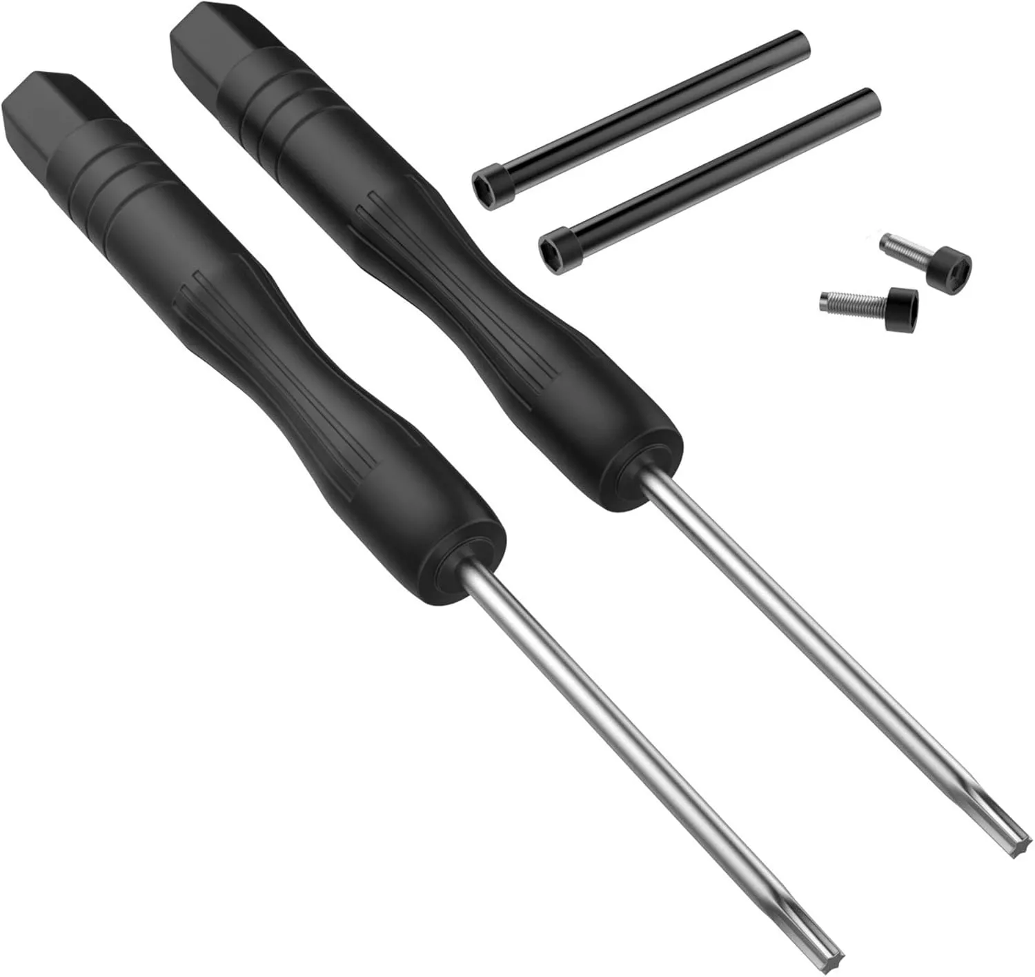 Compatible with Garmin Fenix 5X/5X Plus/Fenix 3 Smart Watch Screw Accessory, 2PCS Stainless Steel Replacement Screws with 2PCS Screwdrivers Removal Tool for Fenix 5X/Fenix 3 Smart Watch (Black1)