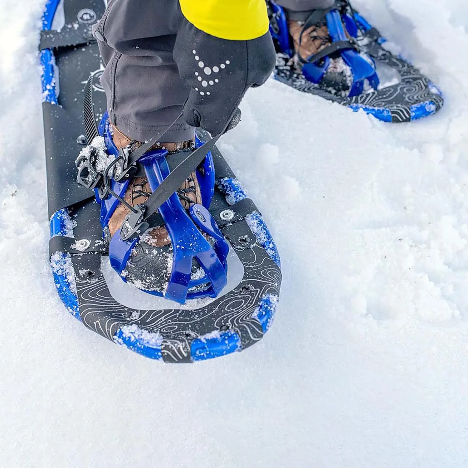 Crescent Moon Men's Backcountry Snowshoes - Gold 10