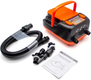 DC12V Electric Air Pump Rechargeable SUP Electric Air Pump Deflatable Inflatable Pump SUP 110W for Paddle Board Air Boat Kayak