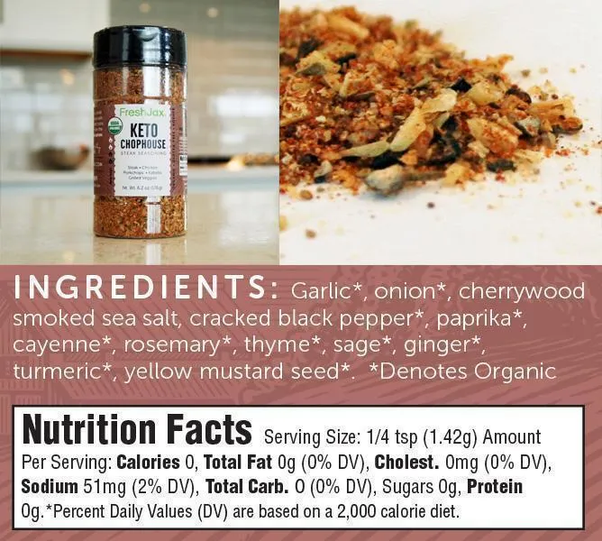 Grill and BBQ Seasonings Organic 3-pack Large