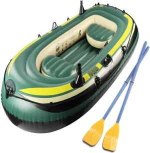 Inflatable Kayak Inflatable Boat for Pool with Oars Inflatable Boats for Adults with Motor Mount Kayak Inflatable Rafts Little Raft