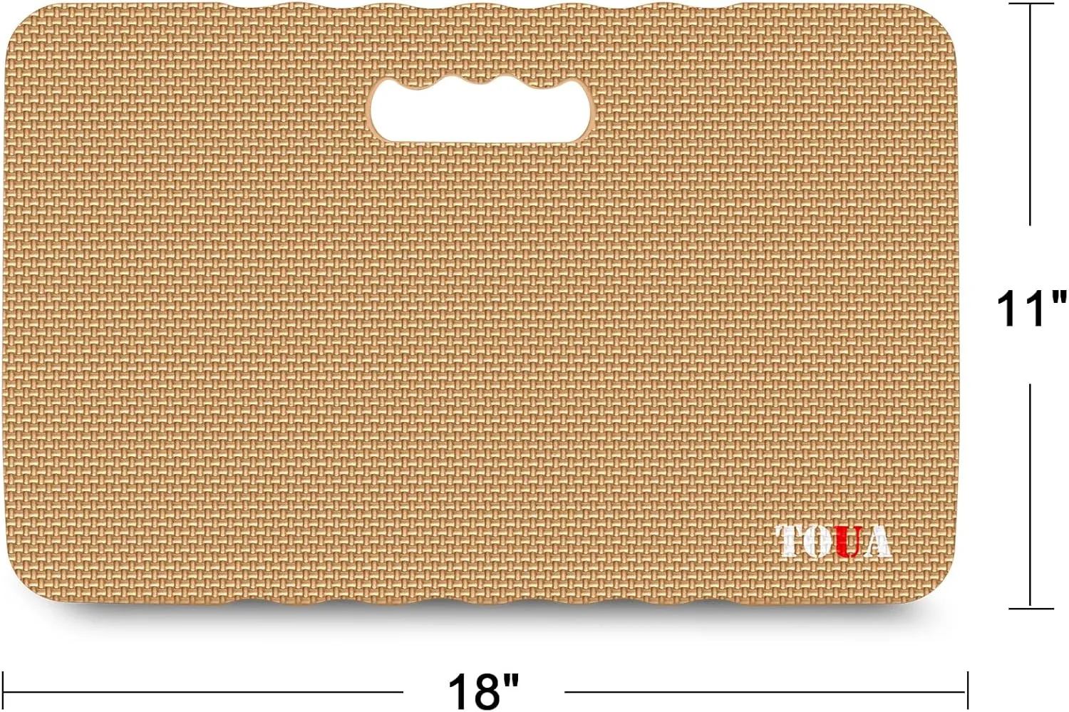 Kneeling Pad Thick Extra Large High Density Foam Comfort Kneeling Pad for Work Gardening Yoga Exercise Garden Knee Pad Beige, 1 pack