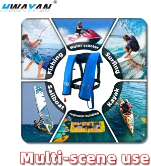Light Inflatable Life Protective Clothing Basic Automatic/Manual Life Jacket (607 Blue Manual)