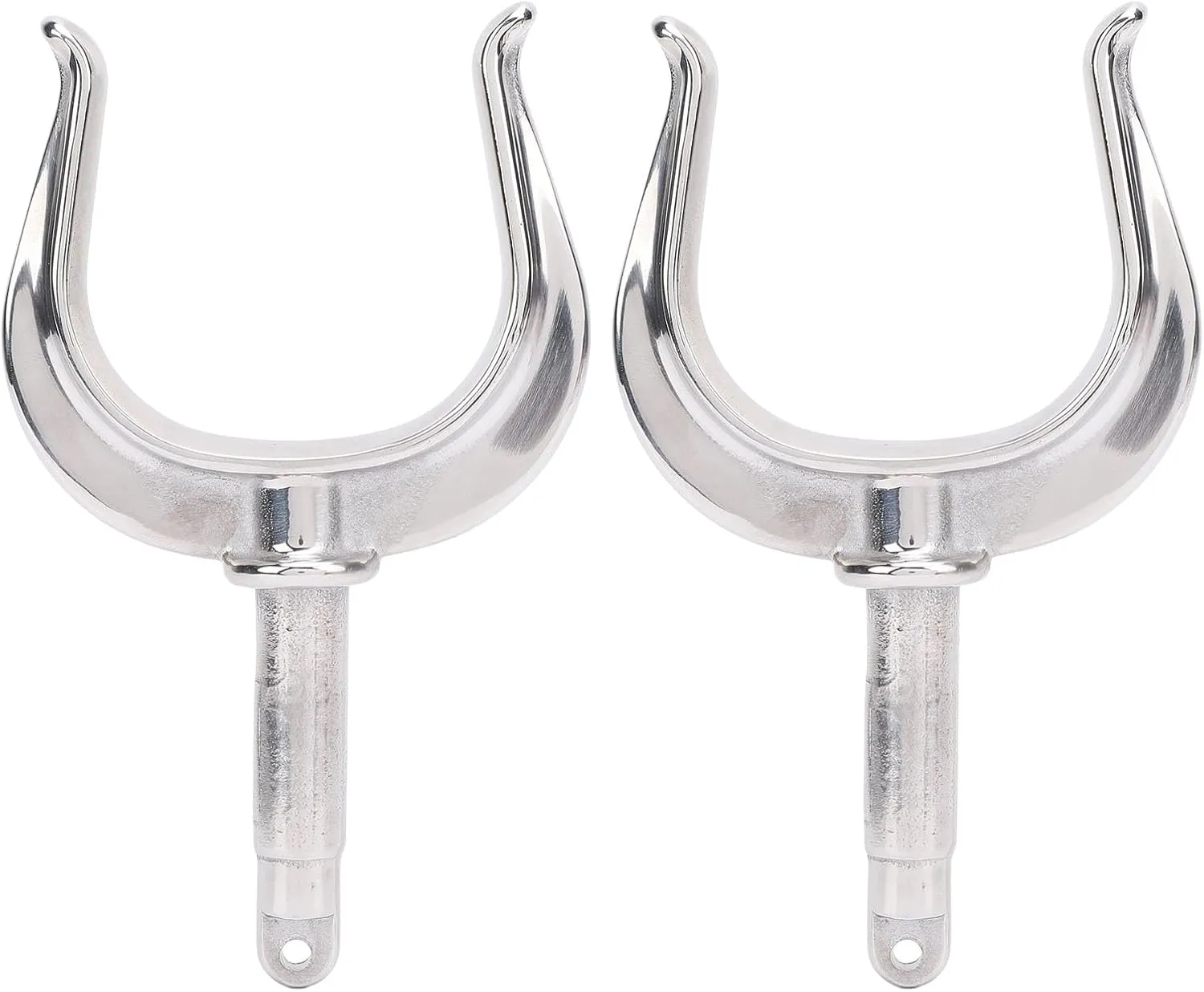 Oar Lock 2PCS Boat Row Lock Heavy Duty Universal Fit 1/2in Shaft 316 Stainless Steel Oarlock for Marine Water Raft Kayak