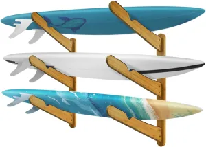 TWO STONES Surfboard Racks for The Wall, Surfboard Rack Hanger Works as a Shortboard, Skimboard & Longboard Hanger or Stand (CJ-OT2202)