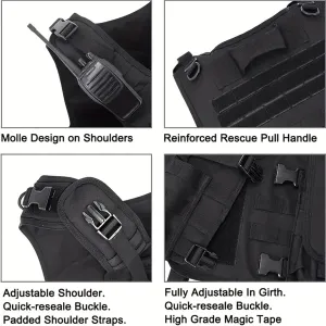 vAv YAKEDA Tactical Airsoft Vest for Men