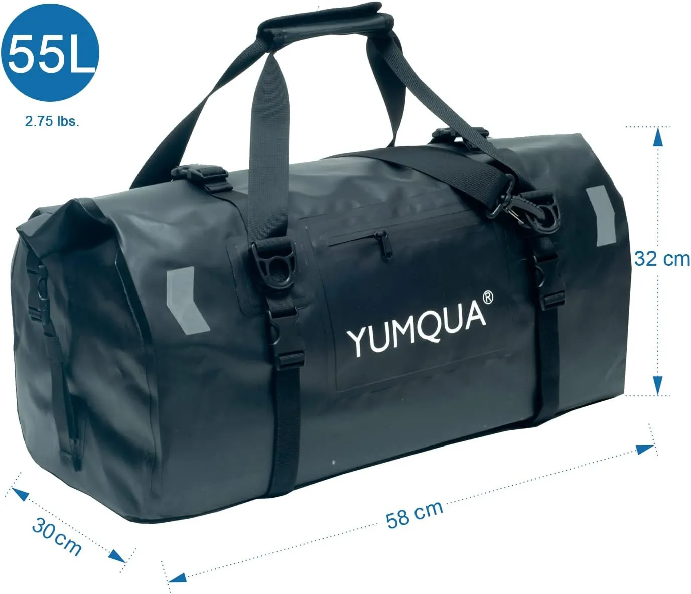Waterproof Duffel Bag, Large Duffle Bag for Travel Heavy Duty Dry Bag with Durable Strap & Handle for Outdoor Motorcycle Boating Rafting Kayaking Paddleboarding
